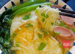 鸡蛋竹升面的做法图解1