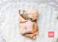 鸡蛋三文鱼饭团的做法图解9