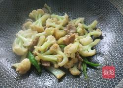 花菜炒肉的做法图解8