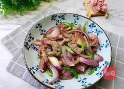 洋葱炒肉的做法图解11