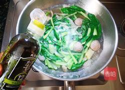 鸡毛菜粉丝皮肚汤的做法图解5