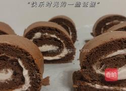 巧克力奶油蛋糕卷的做法图解13