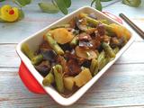土豆茄子炖豆角