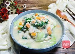 小白菜炖豆渣的做法图解9