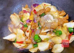 家庭版肥肠萝卜干锅（1-2人份）的做法图解6