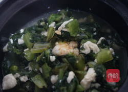莴笋叶豆腐煲的做法图解6