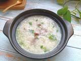 牛肉青菜砂锅粥