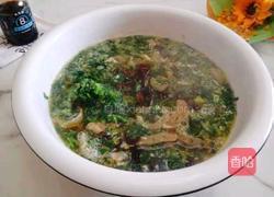 雪菜皮肚鸡蛋汤的做法图解6