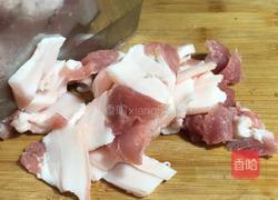 猪血烧菜梗的做法图解2