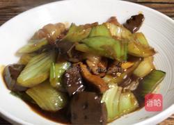 猪血烧菜梗的做法图解11