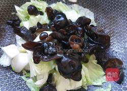 醋溜木耳白菜的做法图解5