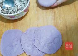 苏子馅紫薯酥饼的做法图解14