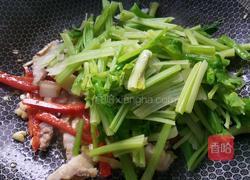 芹菜炒五花的做法图解9