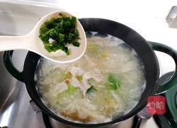 皮蛋蔬菜粥的做法图解8