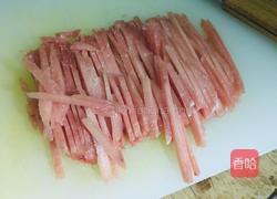 蒜苔炒里脊的做法图解3