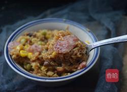 腊肠焖饭的做法图解10