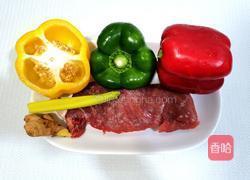 圆椒肉片盖浇饭的做法图解1