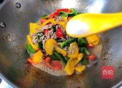 圆椒肉片盖浇饭的做法图解7