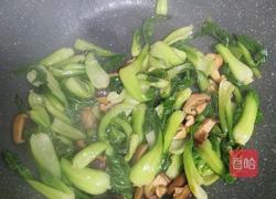 耗油香菇青菜的做法图解5