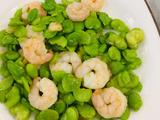 蚕豆炒虾仁