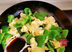 青椒炒鸡蛋的做法图解8