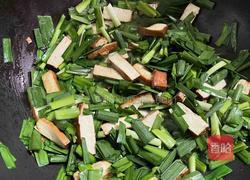 韭菜炒豆干的做法图解4