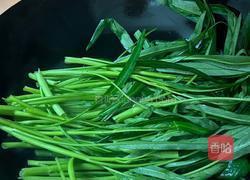 香畴黄豆酱炒空心菜的做法图解2