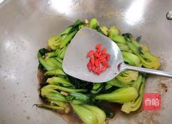 鲜露黄豆酱炒青菜的做法图解7