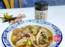 肚丝落锅面的做法图解8