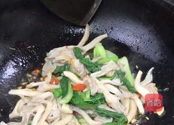 蚝油青菜平菇的做法图解6