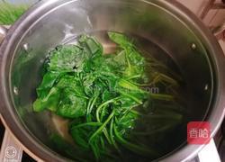 菠菜豆腐（奥莱奥特级初榨橄榄油）的做法图解5