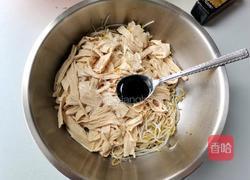 油醋汁拌豆芽腐竹的做法图解2