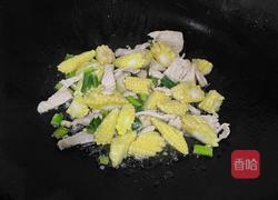 玉米笋炒肉片的做法图解6