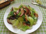 橄榄油香菇油菜
