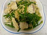 墨鱼笋丝炒韭菜花