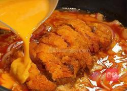 外酥里嫩太绝了！滑蛋猪排饭在家封神的做法图解7