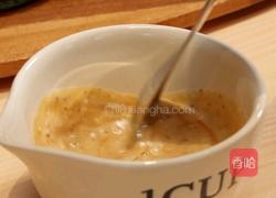 温泉蛋芝麻豆腐的做法图解5