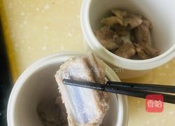 排骨藕汤蒸盅的做法图解1