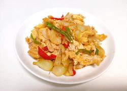 藠头炒鸡蛋