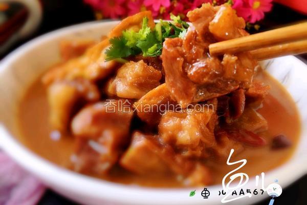 牛肉炖豆腐