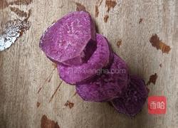 紫薯奶香馒头的做法图解1