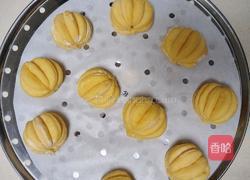 奶香南瓜灯笼小馒头的做法图解12