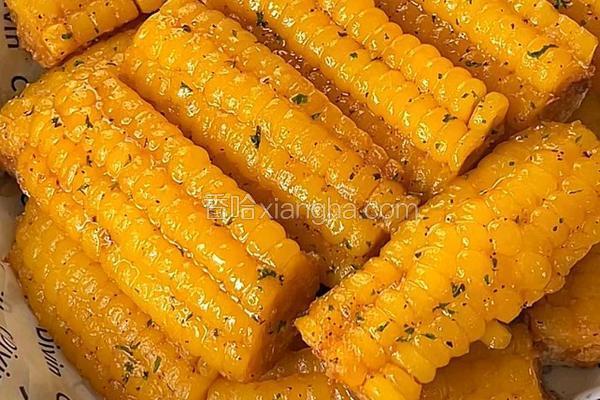 黑松露咸蛋黄烤玉米