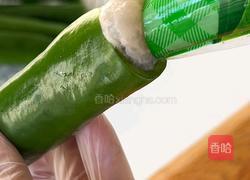 青椒酿虾滑的做法图解1