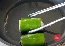 青椒酿虾滑的做法图解4