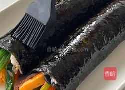 辣牛肉紫菜包饭的做法图解8