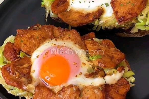 黑松露包菜鸡肉三明治