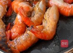 蒜香芥末花螺虾的做法图解5