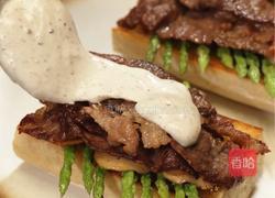 黑松露牛肉蘑菇法棍的做法图解8