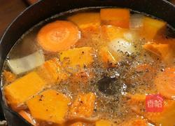 黑松露南瓜奶油浓汤的做法图解3